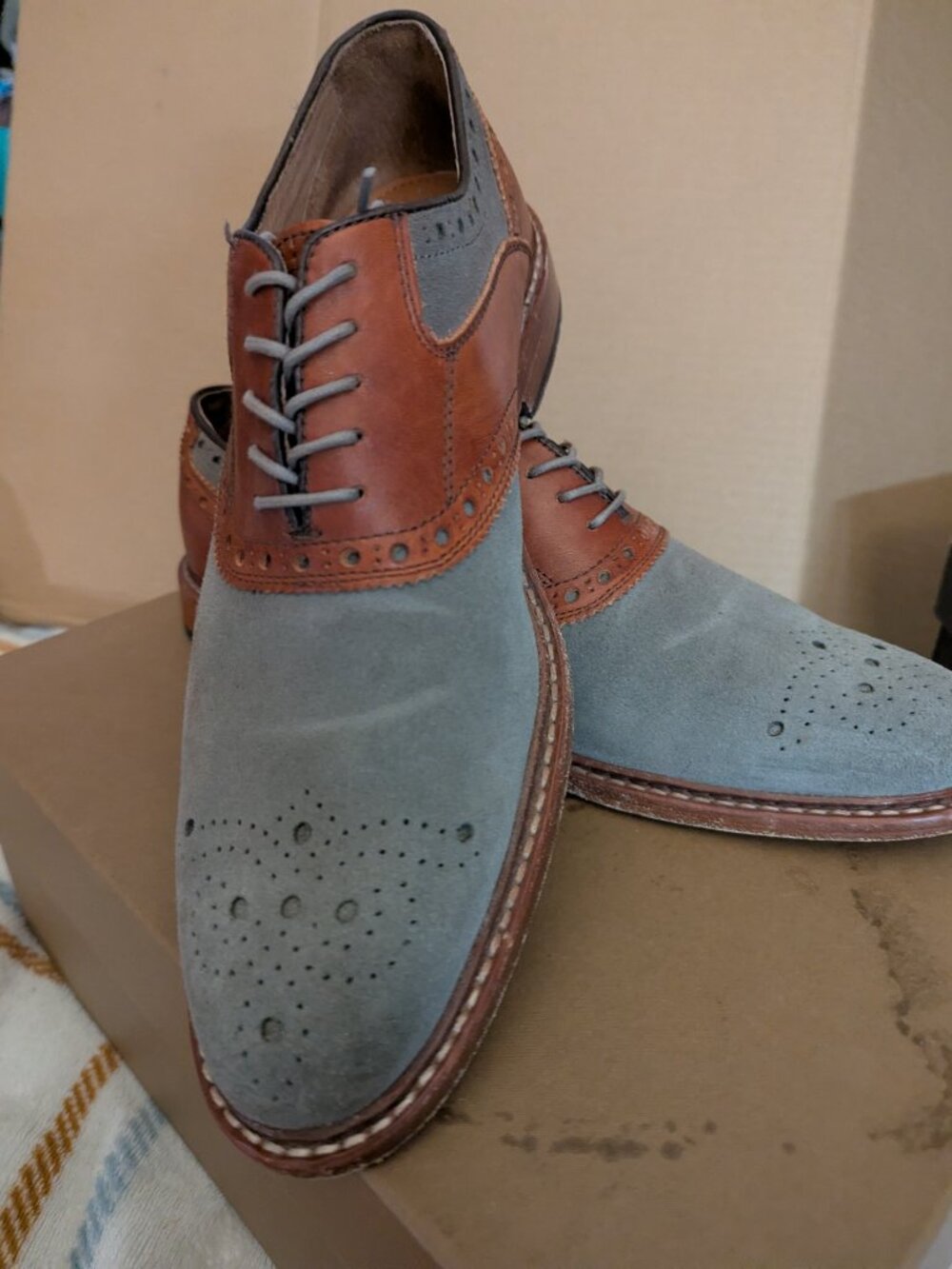 JOHNSTON MURPHY 1980'S OXFORD Men's Size 9.5